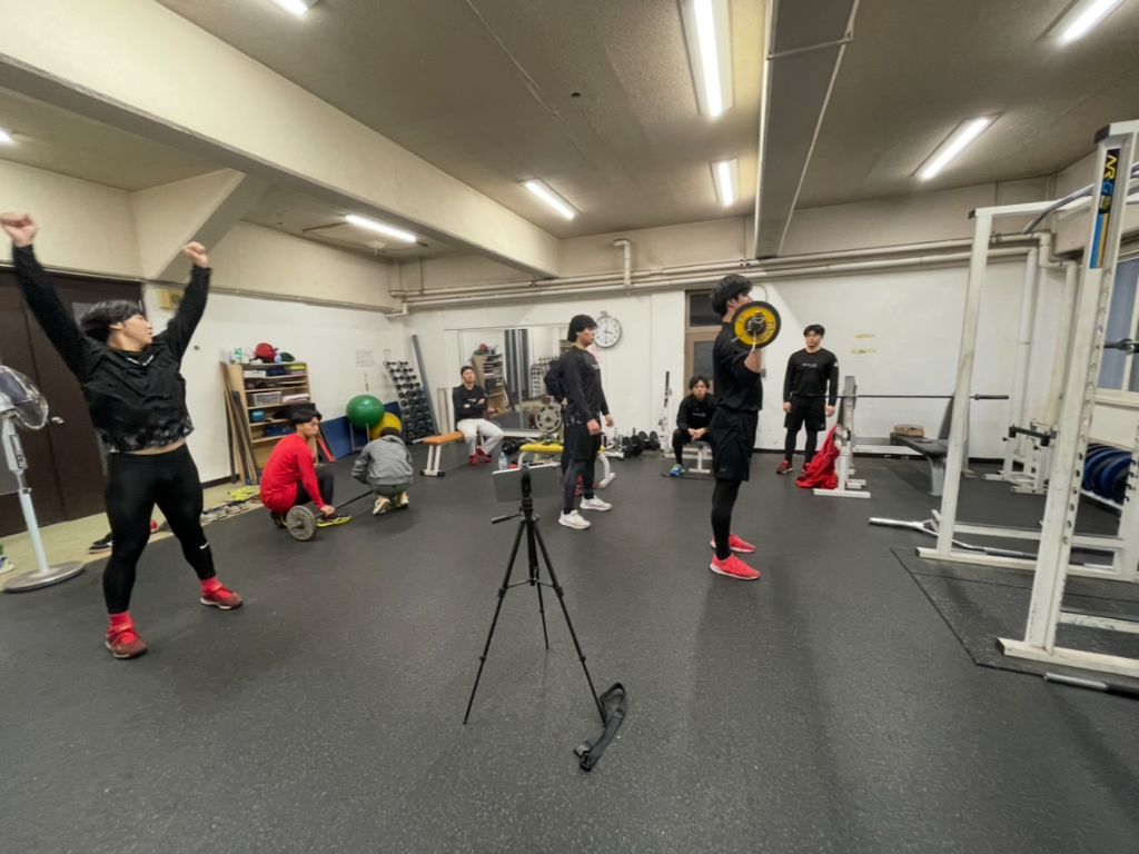 ジャンプ測定の様子